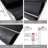Black UV Protection Waterproof Blackout Roller Window Shades for Home and Office-74465883