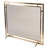 Gatsby Mesh Fireplace Screen - Single Panel, Steel Frame-91366771