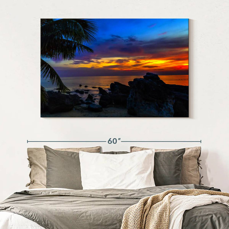 Gillard Caraïbes Gillard Sunset, H 34 po x l 51 po