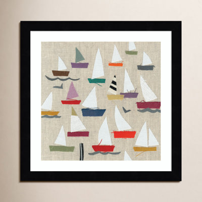 Montier Plain Sailing Framed on Paper by Jenny Frean Print