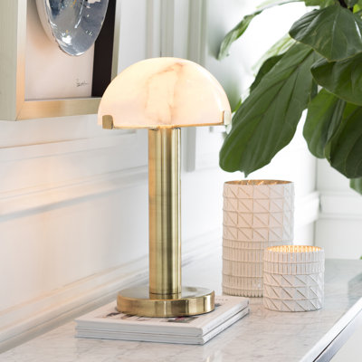 Lampe de table or antique 15 po Sherry