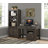 Eada One Drawer File, Smoked Grey Finish