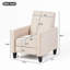Fauteuil inclinable rembourré réglable avec repose-pieds extensible-1797659052