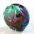 Dimpled Sphere-Ruby/Turquoise