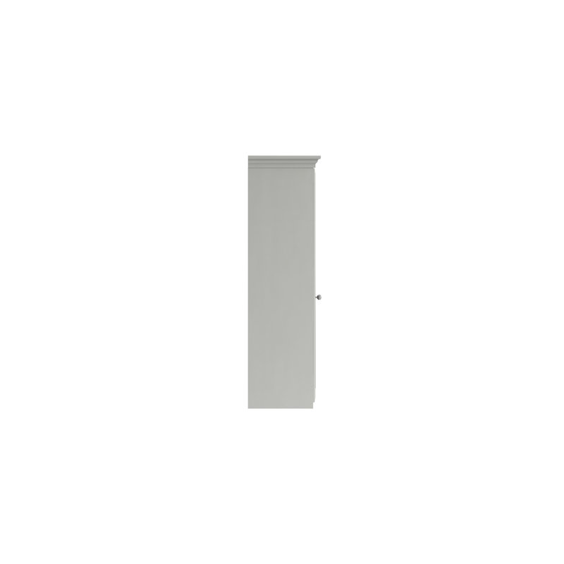 Warminster 4 Door Manufactured Wood Wardrobe, White