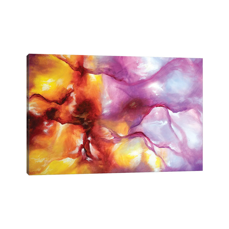 Nebula Waves - Print on Canvas, Wrapped Canvas, 66.04 cm H x 45.72 cm W x 1.91 cm D
