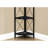 4 Tier Metal Bookcase With Black Marble-Like Appearance For Office & Bedroom Marble Look Frame Organization