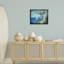 Voilier et plage, art mural encadré par Ramona Murdock-1436336656-1436336658