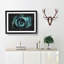 A Teal Rose - Single Picture Frame Print on MDF-56866837-56866838