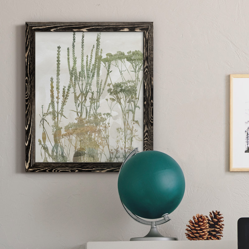 Forêt sauvage - Peinture sur toile, Cadre noir, H 24 po x l 18 po x P 1,5 po