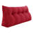 Sit-up Back Comfort Corduroy Bed Headboard Wedge Reading Pillow Triangular Backrest Compression-99222249-99222253