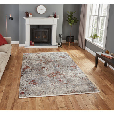 Kelli area rug Machine Woven Rectangle Grey