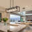 5 - Light Kitchen Island Square / Rectangle Chandelier