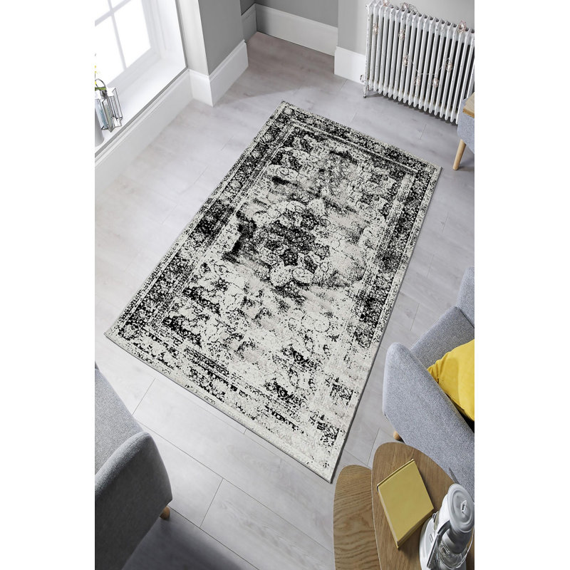 Eco-Friendly Area Rug, 100% Polyester, 31.5 x 47.2 inches | 650 g/m², 0.16 in Pile Height | Antibacterial, Non-Slip PVC Dot Underside | Machine Washable, Perfect for Living Room & Bedroom Decor