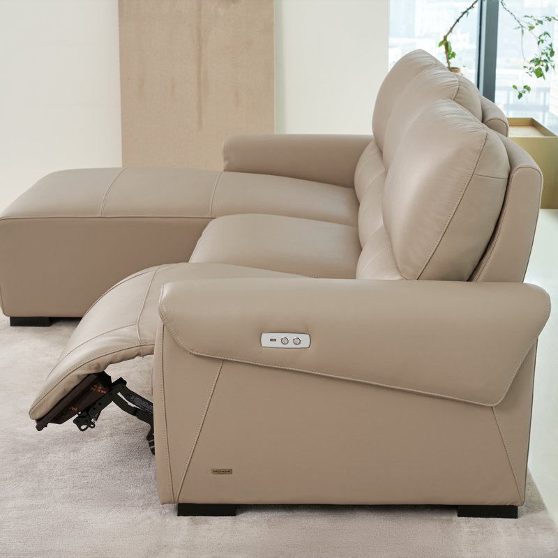 Minnich 105" Wide Sofa & Chaise, Left Hand Facing, Taupe