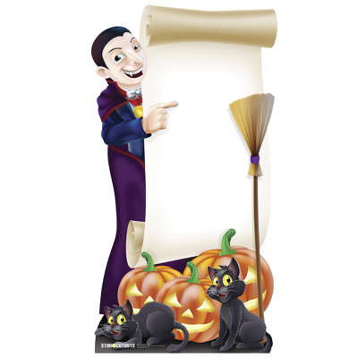 Halloween Sign Cardboard Standup