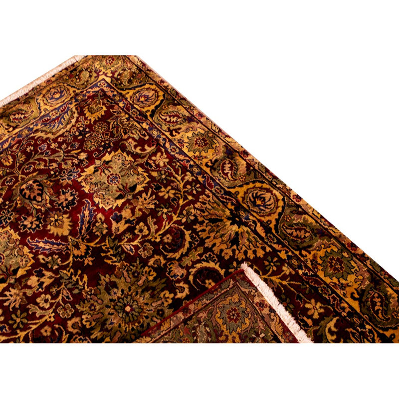 Hand-Knotted High-Quality Red Area Rug