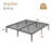 Modern Metal Bed Frame, No Box Spring Needed-125952722