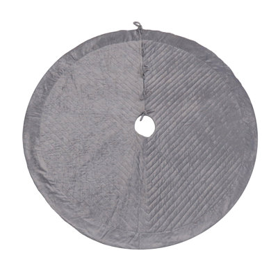 HGTV Home Collection Solid Color Rayon Tree Skirt