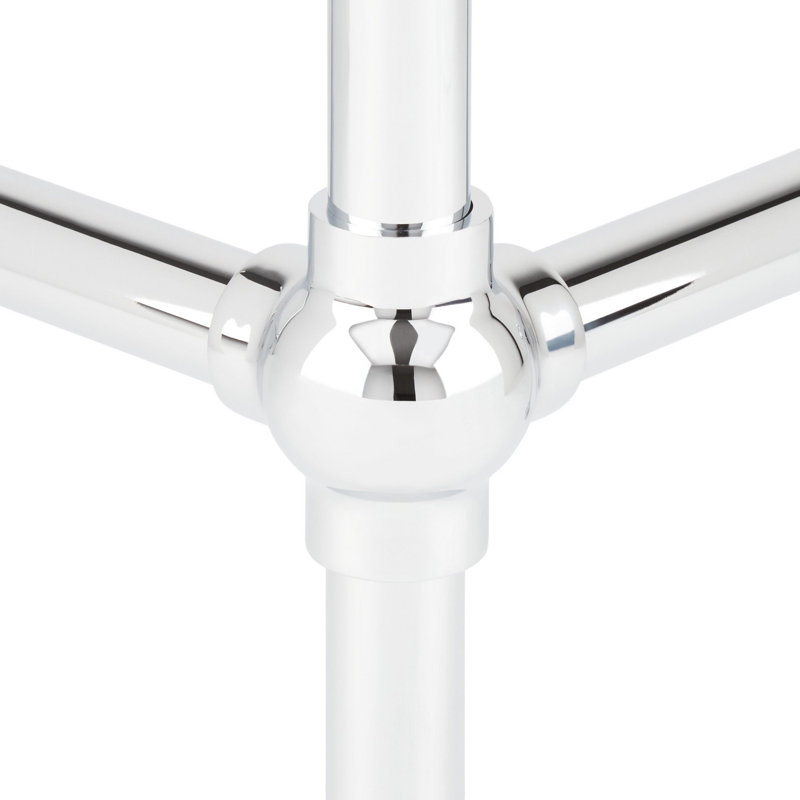 24" Cierra 31" Tall Porcelain Rectangular Console Bathroom Sink with Overflow, Chrome