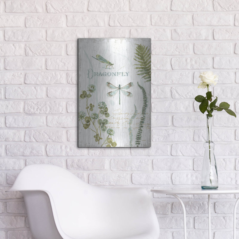 «My Greenhouse Botanical Dragonfly» par Lisa Audit, H 24 po x l 16 po
