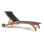 Outdoor Teak Chaise Lounge