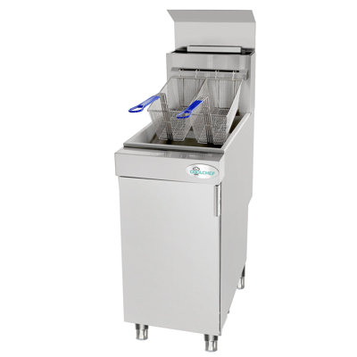 90,000 BTU 3 Burner Commercial Gas Fryer