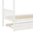 Rubber Wood Bunkbed With Trundle And Ladder,Convertible Into Two Beds-1911151980