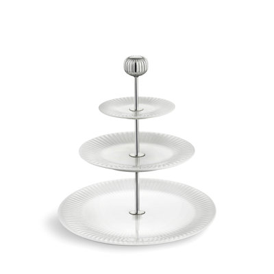 Hammershøi Porcelain China Tiered Stand