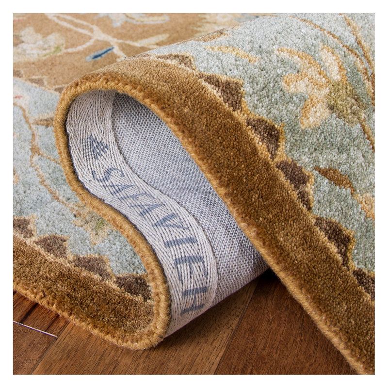 Tapis oriental en laine touffeté à la main Molter Bergama, Rectangle 8 pi x 10 pi