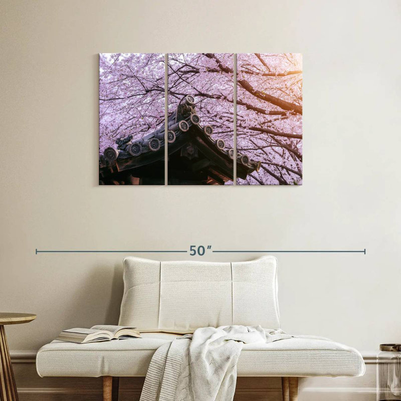Harnek Blossoming Sakura Tree, 24" H x 38" W