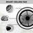 18.9 Inch Ceiling Fans Flush Mount Ceiling Fan Bedroom Ceiling Fan with Lights and Remote