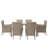 6 - Person Patio Dining Set Rectangular Table