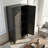 61" Metal Storage Cabinet With 2 Curved Doors & Adjustable Shelves – Tall Wardrobe For Bedroom, Living Room & Office-2065669161-2065669159