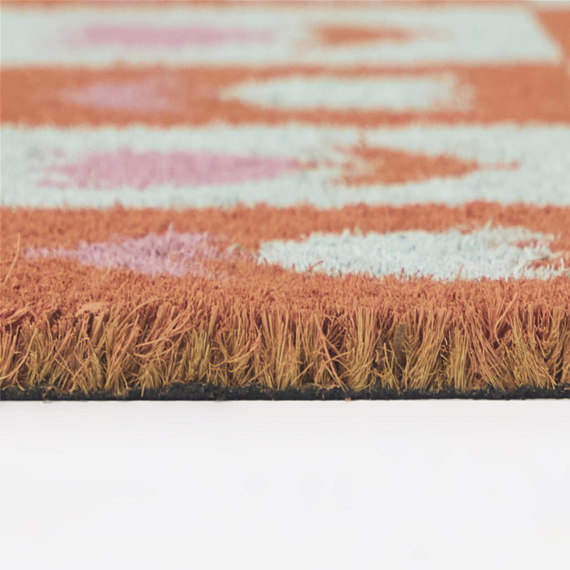 Check Flowers 18" x 30" Doormat