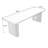 Nut-brown Rectangular Solid Wood desk-108918984