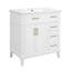 Meuble-lavabo 30 po avec lavabo en céramique, armoire de rangement moderne, tiroirs à fermeture en douceur-1546338879