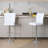 Modern Height-Adjustable Swivel Faux Leather Bar Stool Set-651367734