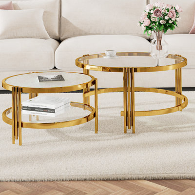 Ensemble de tables basses 2 pièces Modern