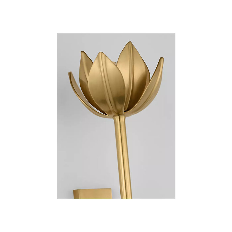 Julie Neill Alberto Medium Sconce, Antique-Burnished Brass