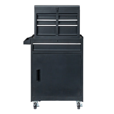 Valparaiso 23.15'' W 4 -Drawer Steel Combination Set with Wheels