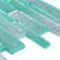 Foil Random Sized Interlocking Glass Mosaic Tile