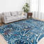 Tapis bleu tissé à la machine Sportsglyphs-124237660