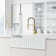 Edison 19" H 1-handle Pull-Down 2-Function Sprayer Kitchen Faucet