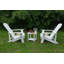 Fauteuil 2 pièces Adirondack, chaise longue d'extérieur avec porte-gobelet latéral intégré-519839398