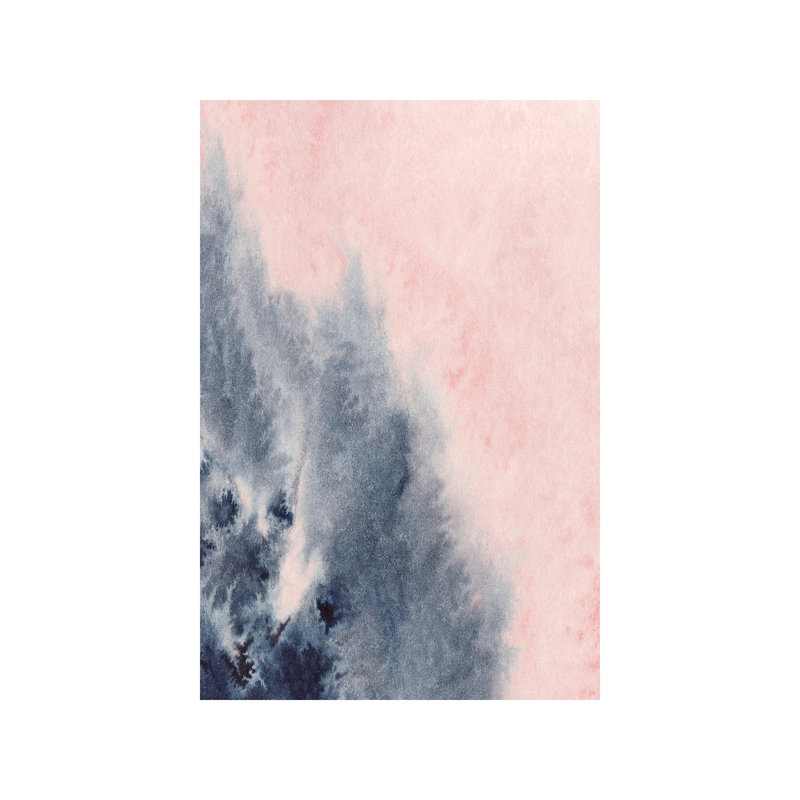 Blush And Navy - Wrapped Canvas Print, 66.04 cm H x 45.72 cm W x 1.91 cm D
