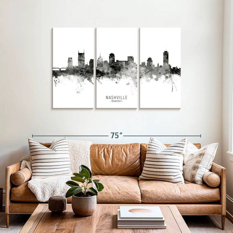 Silhouette de Sirci, Nashville, Tennessee II, H 36 po x l 57 po