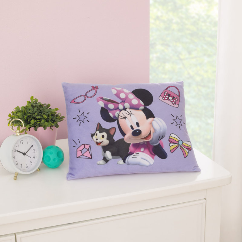 Coussin Nojo Disney Minnie Mouse I am Awesome Figaro