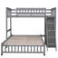 Lit superposé simple gris sur lit double avec 6 tiroirs et un lit en bois mobile dans six armoires-1964563034-1964563035