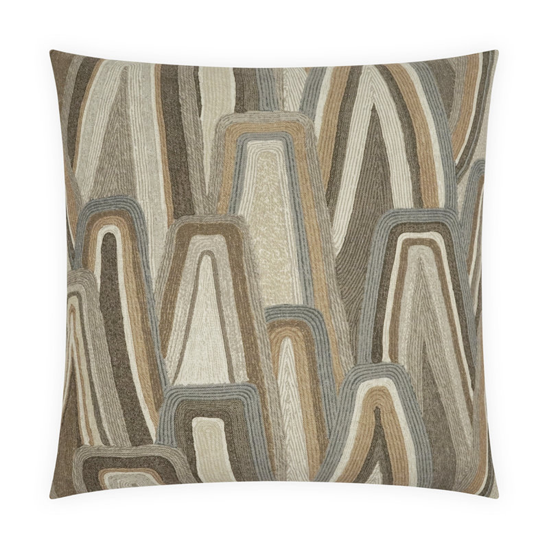 Ridgepoint Square Pillow Cover & Insert, Square 22", Earth